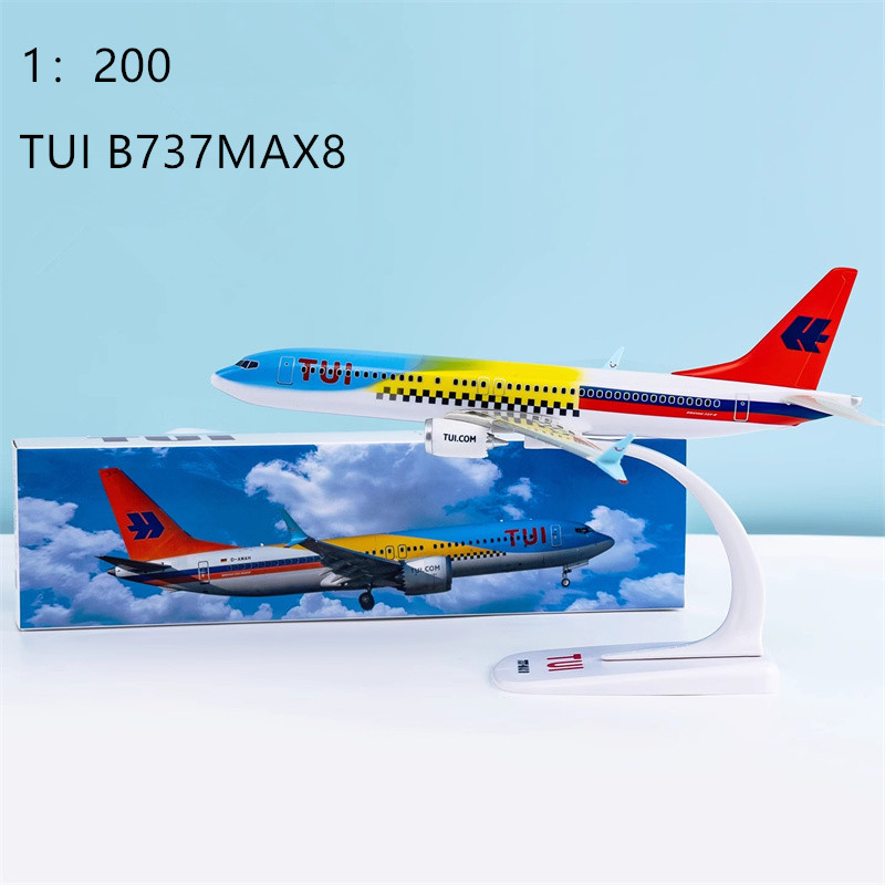 Model Airplane Plastic - Модель 1:200/Lufthansa/TUIB737/ETHIOPIAN/QATAR/IBERIA/Emirates/RYANAIR Airline Aircraft в сборе,