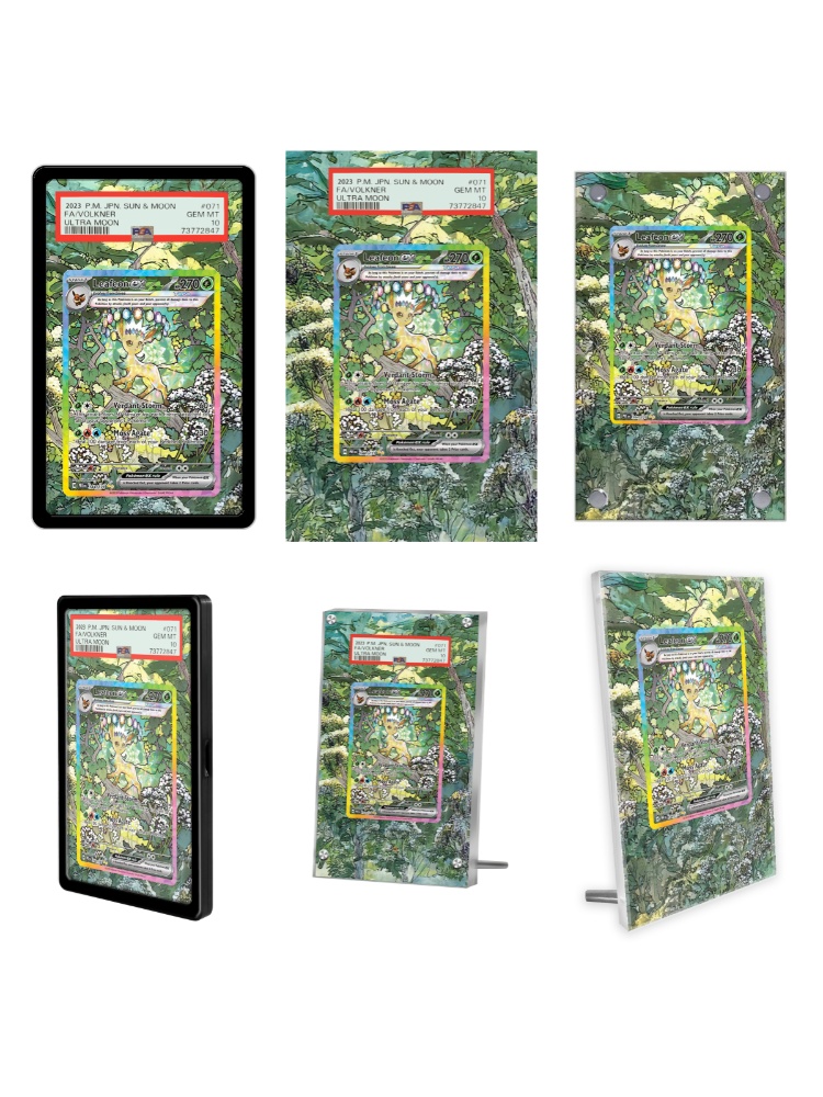 Display Case Acrylic - Карты с покемонами, дисплей PTCG Leafeon