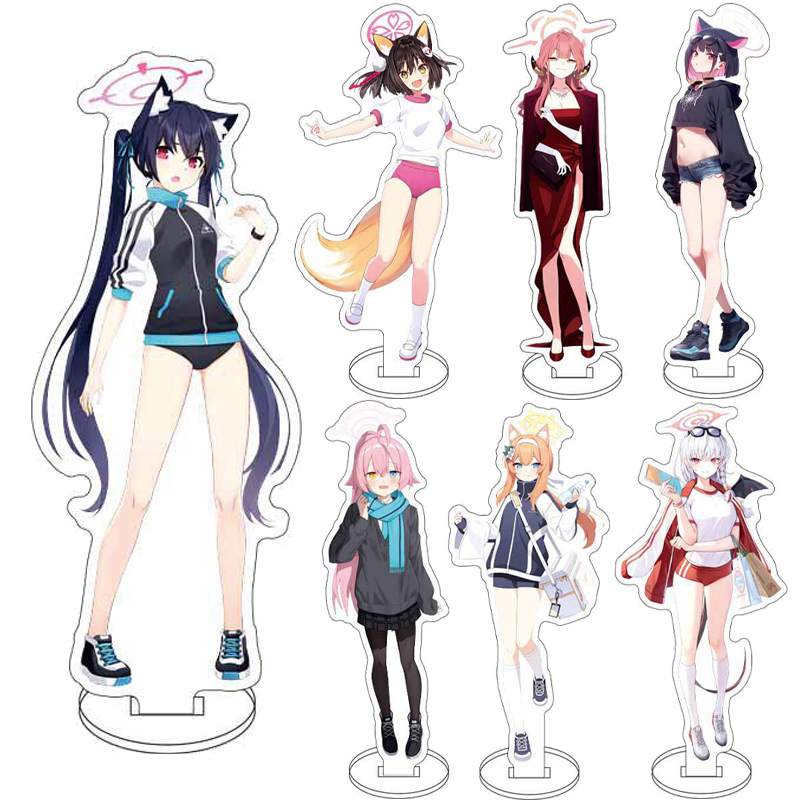 Figma Stand Set - 16-сантиметровая аниме-фигурка Blue Archive The Animation