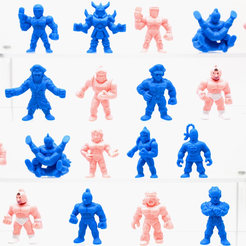 Capsule Toy Gashapon - Натуральные капсульные игрушки Kinnikuman, розовый, синий,
