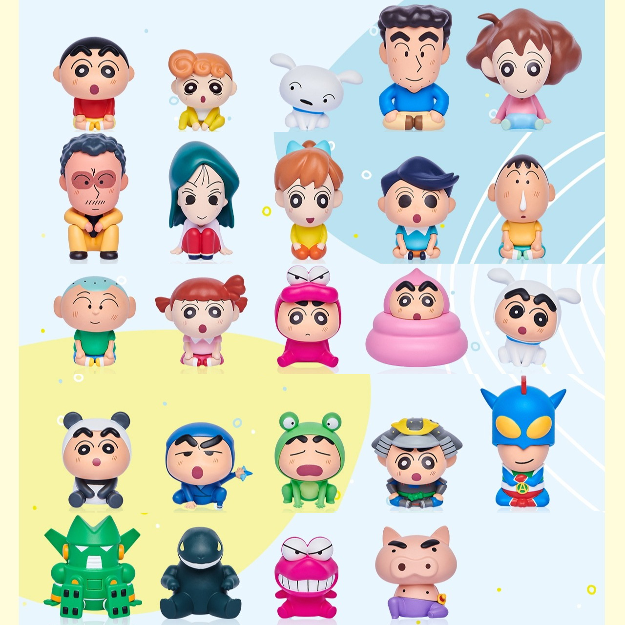 Семейные фигурки Shinnosuke No – обзор и цена Capsule Toy Gashapon