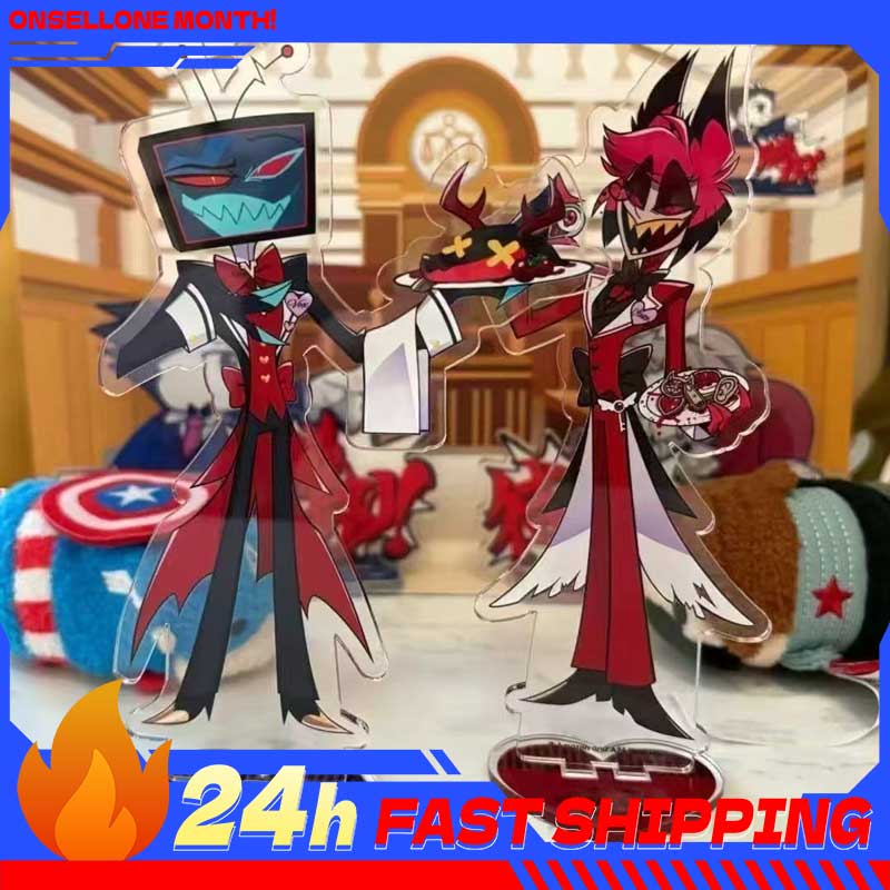 2 шт. Hazbin аниме периферийны – обзор и цена Figma Stand Set