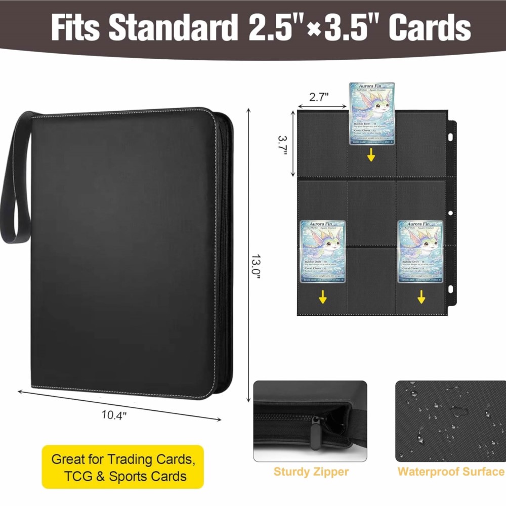 Альбом для карточек на 900 кар – обзор и цена Pokemon Binder Card