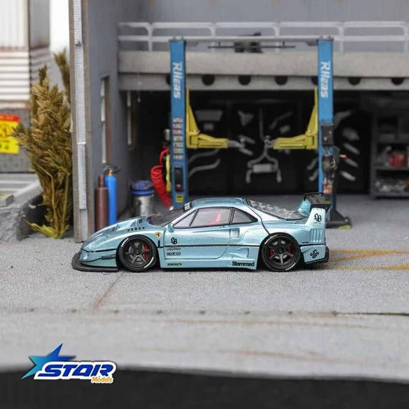STAR 1:64 LBWK F40 Ice Blue Ma – обзор и цена Die Cast Car 1 64