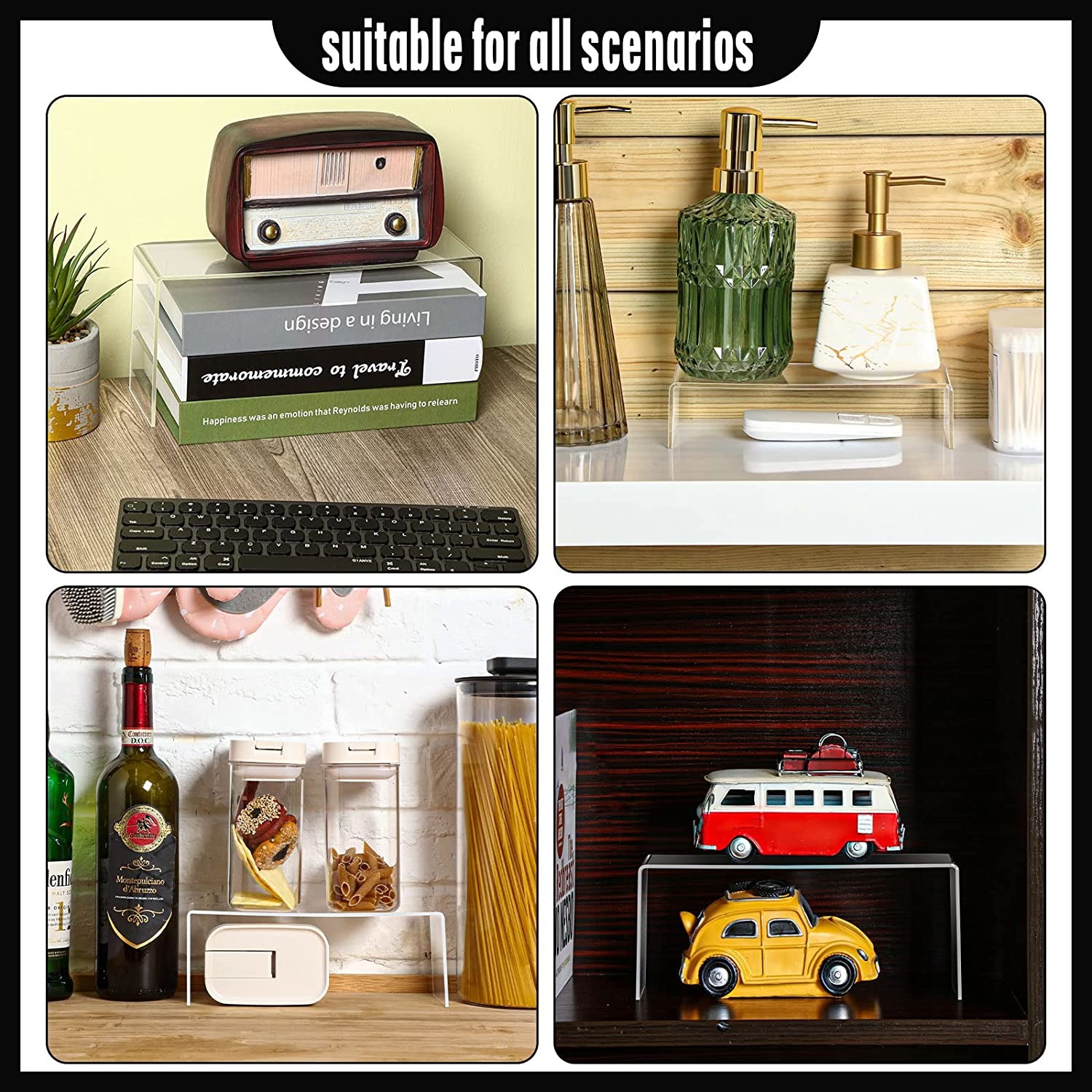 Прозрачные прямоугольные акрил – обзор и цена Pop Display Shelf